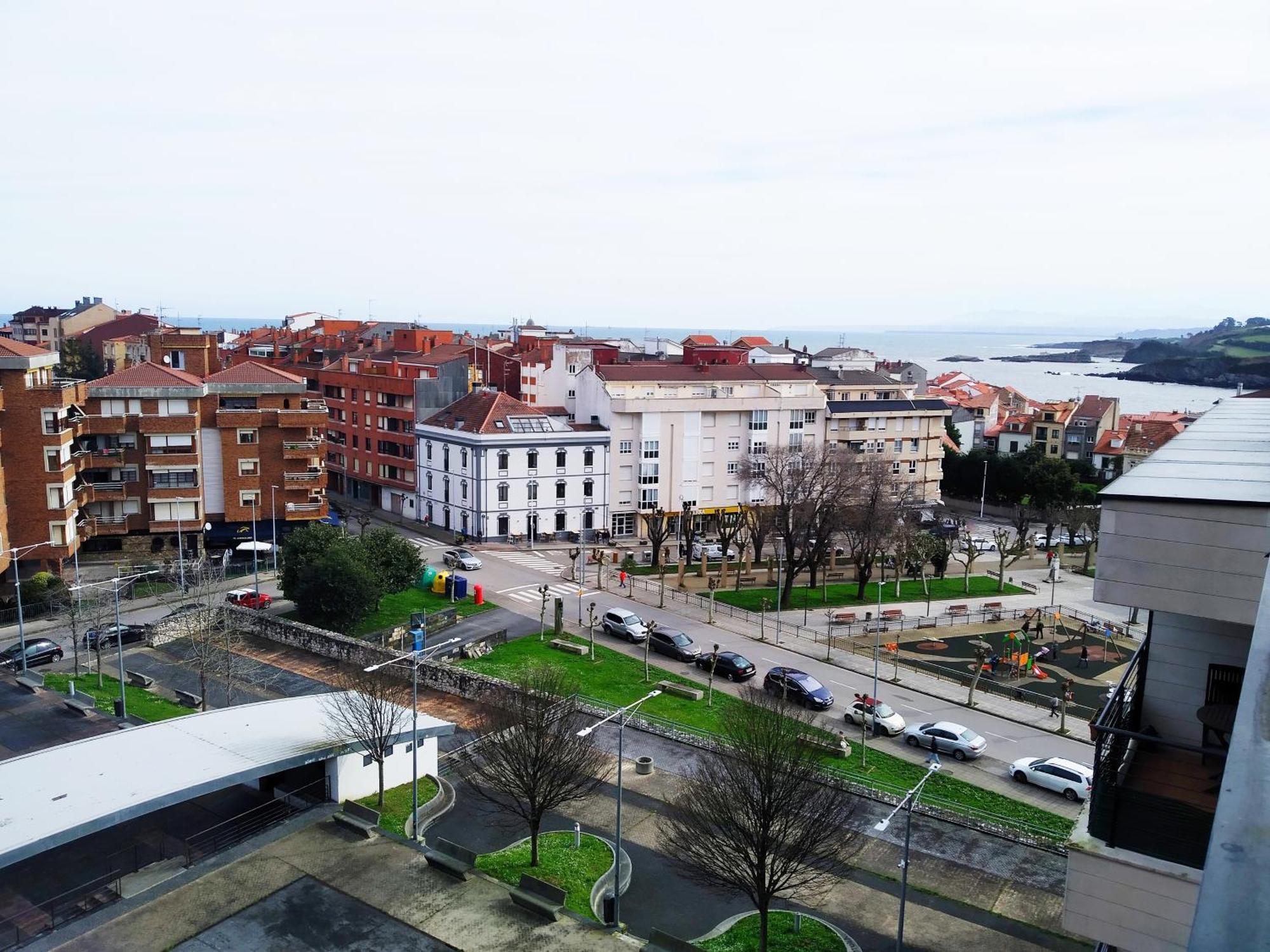 Apartament Hikari, Centro Luanco Con Parking Zewnętrze zdjęcie